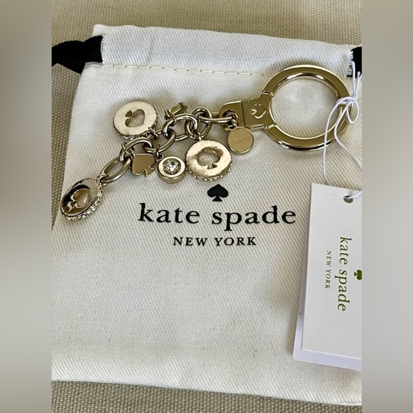 Kate Spade | NEW Pave Spade Charm Key Chain - Picture 2 of 5